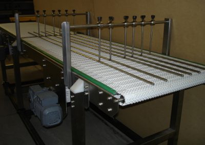 Transporte malla plástica